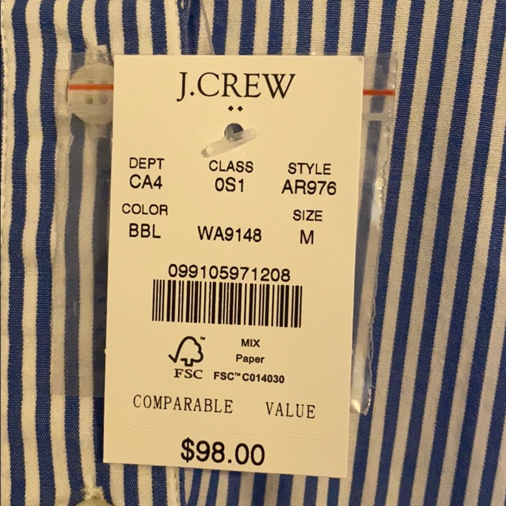 J. Crew- Striped Dress - Picture 6 of 6